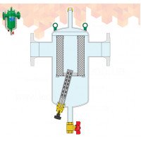 Фланцевые магнитные дешламаторы Caleffi Dirtmag