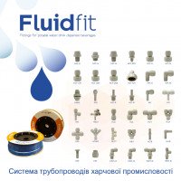 Система трубопроводов Fluidfit для пищевой промышленности