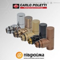 Дизайнерські радіаторні крани Carlo Poletti