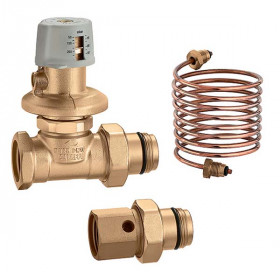 Caleffi 140300 регулятор диференційного тиску для колекторів з капілярною трубкою та з'єднувальним патрубком