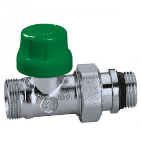 Caleffi 233 Dynamical хромований прямий динамічний термостатичний клапан для мідних, пластикових і металопластикових труб