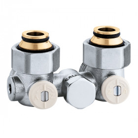 Caleffi 301350 кран сталевого радіатора кутовий 50%