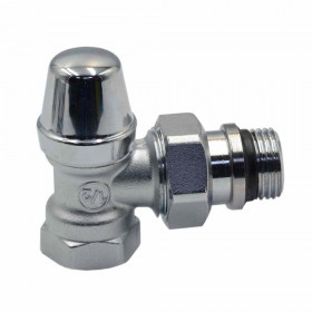 Caleffi 431422 хромовані відсікаючі кутові радіаторні крани