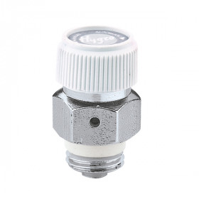 Caleffi 508031 3/8 хромовані автоматичні гігроскопічні радіаторні повітровідвідники 100°C 10 bar