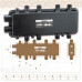 559022 Caleffi гидравлический сепаратор-коллектор 90мм 2+2 Sepcoll