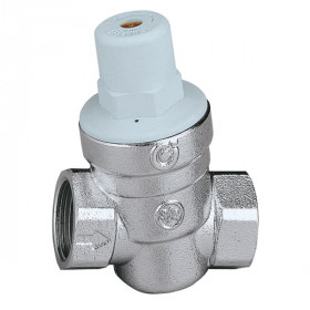 Caleffi 5330 хромовані редукційні клапани зниження тиску 1–6 бар з сітчастим фільтром