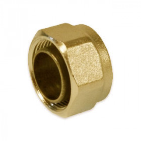 Bianchi 215G04250G гайка латунна Ø15 х 1/2″ з гумовим кільцевим ущільненням для мідної або сталевої труби