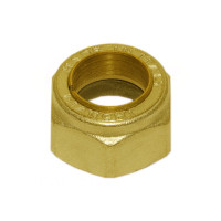 Bianchi 215G04250G гайка латунна Ø15 х 1/2″ з гумовим кільцевим ущільненням для мідної або сталевої труби