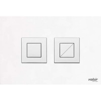 Black & White AC white / Polished Square