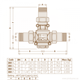 Caleffi 280