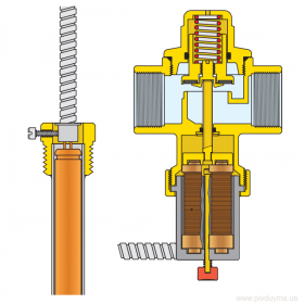 Caleffi 543513 тепловой клапан