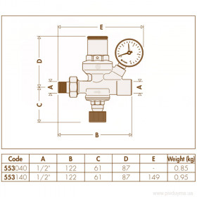 Caleffi 553040
