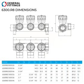 GF 6300.R8 Flexus 90° 1″ 2
