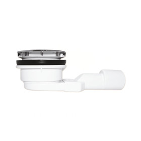 Ghidini 4203 Slimmy Тонкий душовий пластиковий злив D40/50, з хромованою кришкою, висота 50 мм, швидкість потоку 35 л/хв