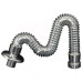 GoPlast 1004KRTOP5 трубка гофрована хромована пластикова Ø1.1/2″ х 40 для підключення сифонів
