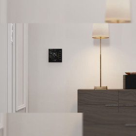 Konveka TW24 Wi-Fi Black кімнатні термостати 24V дистанційне керування конвекторами в режимах опалення та охолодження