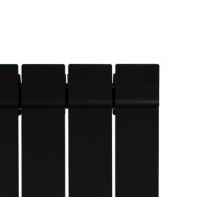 Ledro S/90 1800 Black Сoffee алюминиевый радиатор