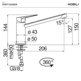 Nobili SY97113/25CR