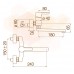 Nobili ABC AB87115CR смеситель настеный