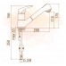 Nobili Hera 2005 H547117CR кухонный смеситель