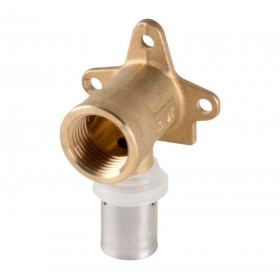 Pexal Brass колено настенное внутренняя резьба