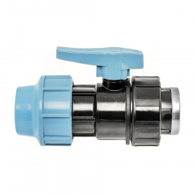 Unidelta 1071 D16-40 фітинги поліпропіленові PP-B компресійні крани кульові перехідні з внутрішньою різьбою