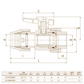 Unidelta 1071 D50-110