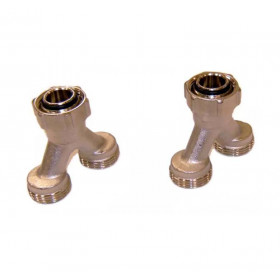 Uponor Fluvia Y тройник евроконус