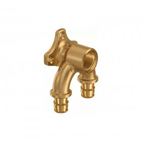 Uponor Q&E латунь водорозетка прохідна