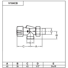 V184 Carlo Poletti White