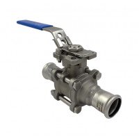 InoxPres 195/003 кран кульовий розбірний InoxPres 195/003 кран кульовий розбірний