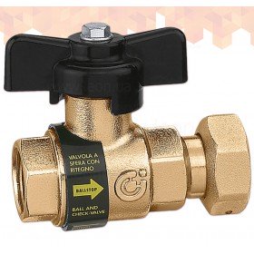 333 Caleffi кран с клапаном