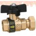 333 Caleffi кран с клапаном