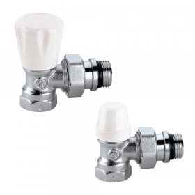 Caleffi 411431 комплект кутових радіаторних кранів