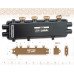 559221 Caleffi гідравлічний колектор-сепаратор 125мм 2+1 Sepcoll