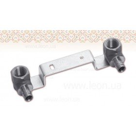 1023037 Uponor Q&E монтажная планка (водорозетка) Gemini 16-Rp1/2“ВР ц/ц 153 мм