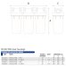 Atlas Filtri DP Big 10 Trio TS IN Kit потрійні фільтри холодної води BIG діаметром 4.5" з прозорими колбами для картриджів 10 дюймів з ключем та настінним кріпленням