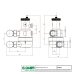 Caleffi 551607 HED автоматичні універсальні композитні деаератори з гігроскопічним запобіжником