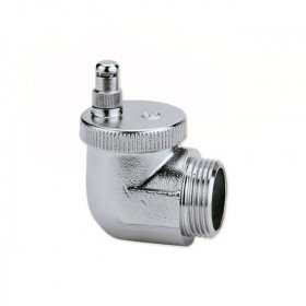 Caleffi 504501 Aercal автоматичні хромовані кутові повітровідвідники 3/4 з гігроскопічним ковпачком