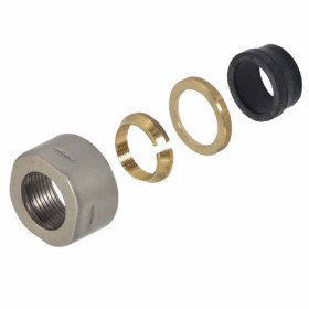 A584 Carlo Poletti гайка для медной трубы серебро