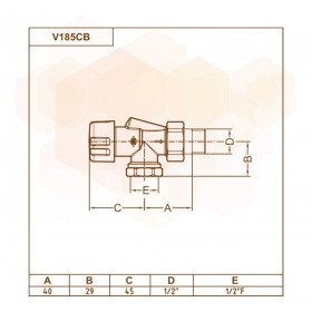 V185 Carlo Poletti кран реверсивный черный