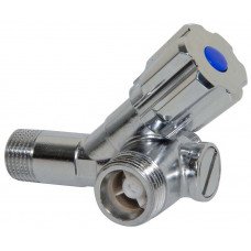 Albertoni D912285SD кран вентильний 1/2х3/8х3/4