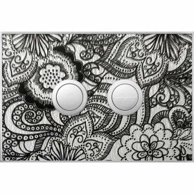 FANTASY Black optic Satin Circle