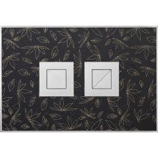 FANTASY Gold glitter Satin Square