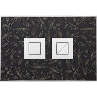 FANTASY Gold glitter Polished Square FANTASY Gold glitter Polished Square