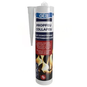 GEB Collafeu 125237 310 мл вогнетривкий клей на основі лужних силікатів і вогнетривких наповнювачів без азбесту