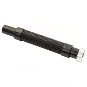 GoPlast 1000NEROСR трубка гофрована Ø1.1/4″ x 32 чорна поліпропіленова з металевою гайкою