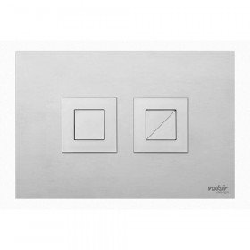 Inox Satin chrome / Square