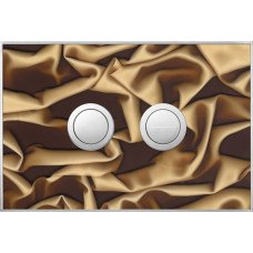 Caramel drapery  Satin Circle