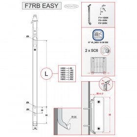 MB F7RB кронштейн стальной радиатора